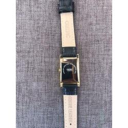 Olympic OL89DDL008 Horloge - Leer - Zwart