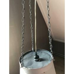 Hanglamp zinken emmer