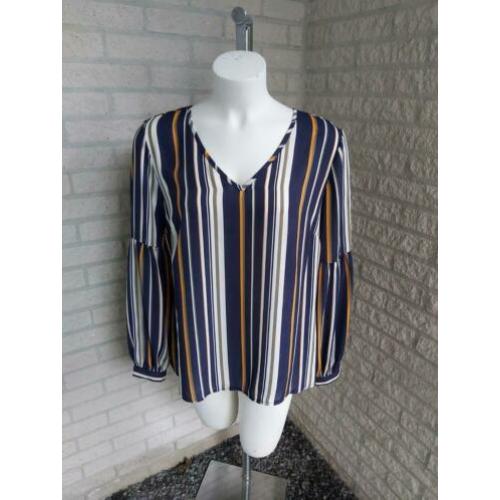 Gestreepte blouse maat XL