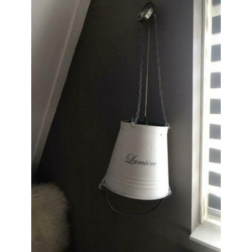 Hanglamp zinken emmer