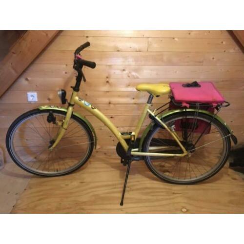 Meidenfiets Batavus Geel 26 inch