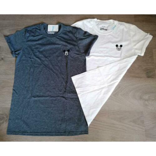 2x dames zomer T-shirts maat S NIEUW