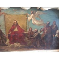 Voorzijde antiek kerk altaar