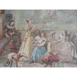 Herman Ten Kate Aquarel