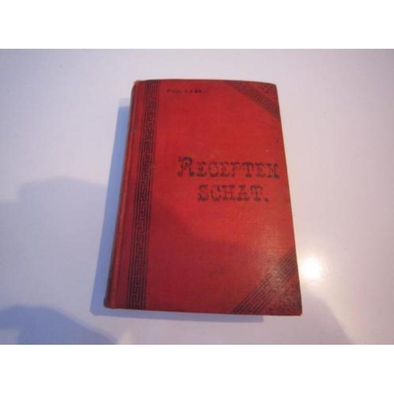 Zeldzaam antiek boek Receptenschat 1900