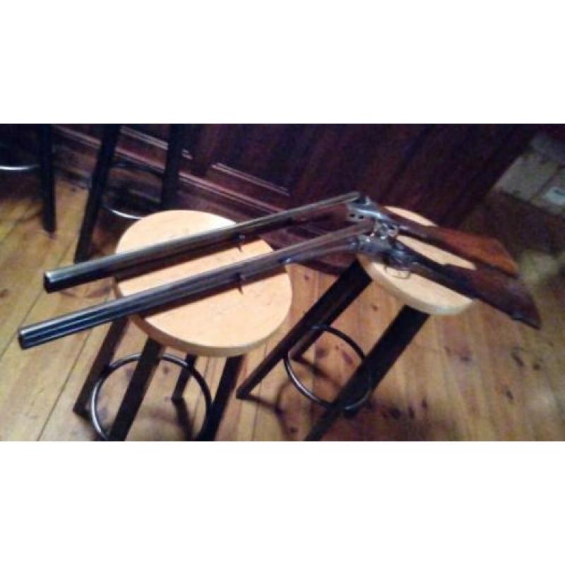 2 super mooie side by side hagel geweren kal 12