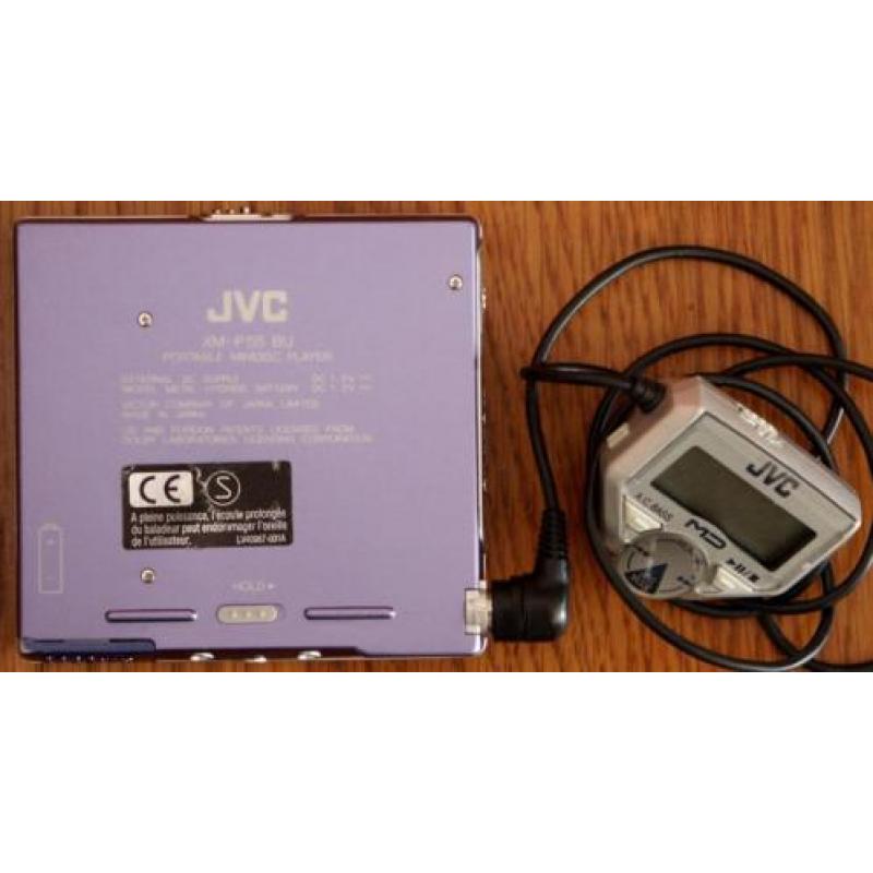 Jvc minidisk type xm-p55 bu met handbediening