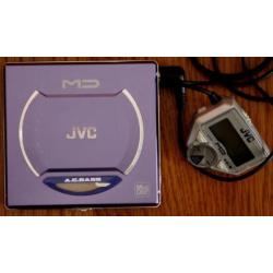 Jvc minidisk type xm-p55 bu met handbediening