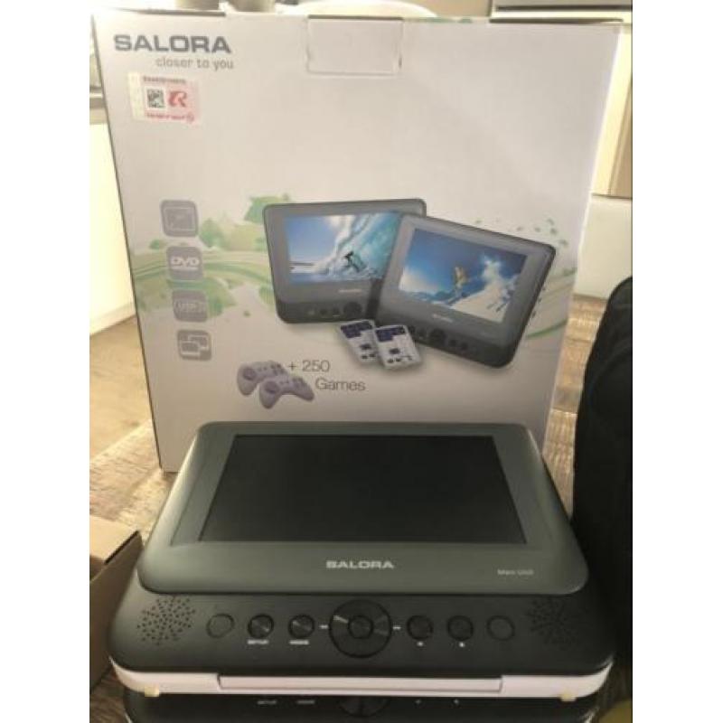 Salora DVP7748 DUO (dvd spelers voor in de auto)