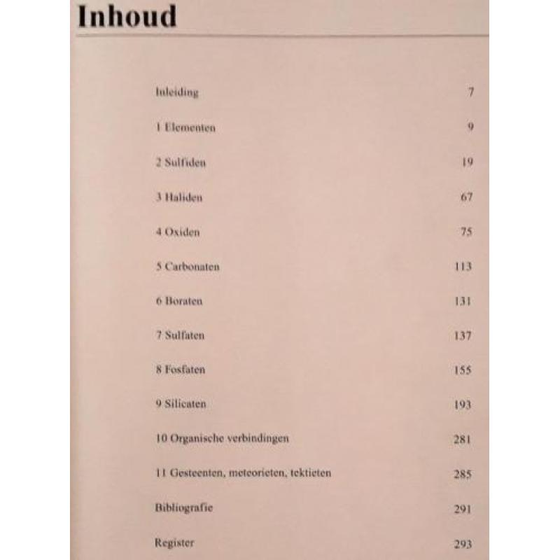 Geïllustreerde mineralen encyclopedie
