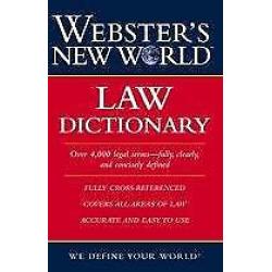 Websters New World Law Dictionary 9780764542107