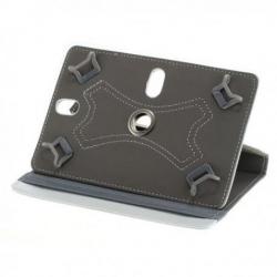 7"Tablet PC Kunstleer Case Bookstyl Klitteband Wit