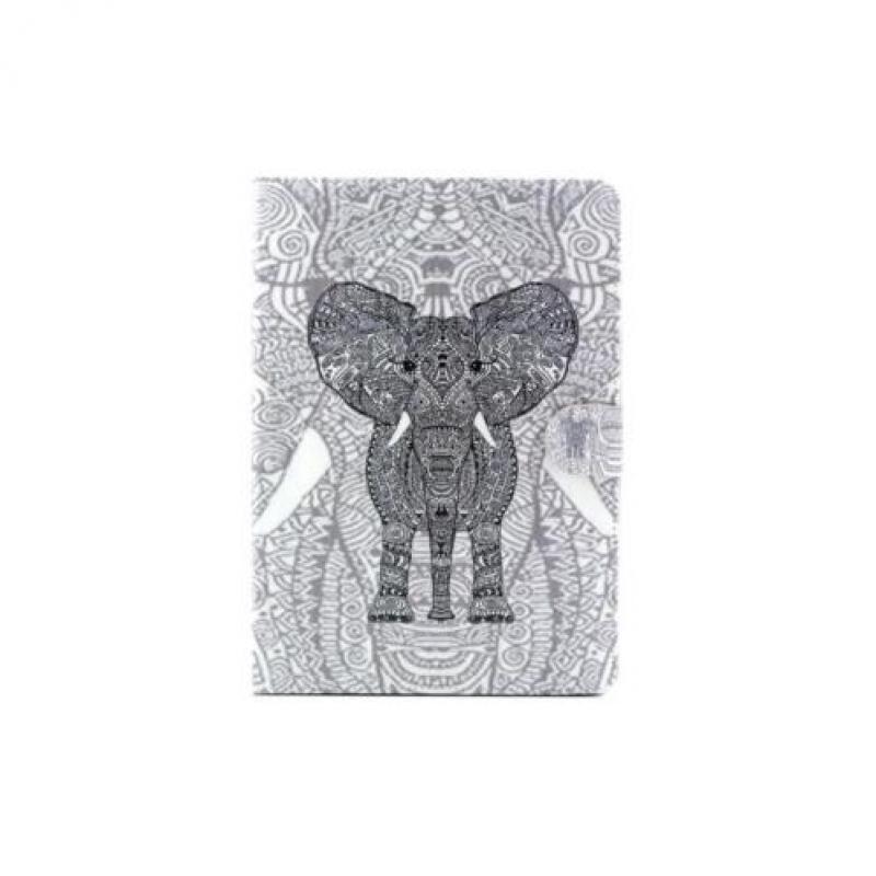iPad Air 2 - hoes, cover, case - PU leder - Olifant grijs