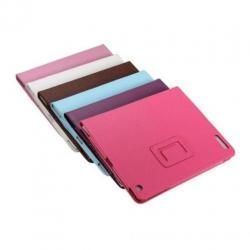Apple iPad 2 3 4 lederen leren leer hoes hoesje case - Wit