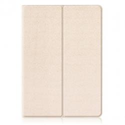 Leather style smart case goud iPad 2017 (9.7")
