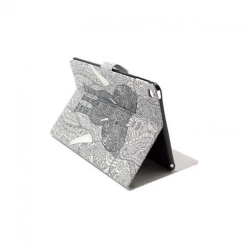 iPad Air 2 - hoes, cover, case - PU leder - Olifant grijs