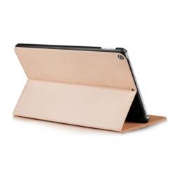 Leather style smart case goud iPad 2017 (9.7")