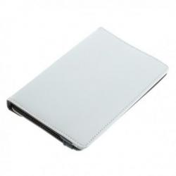 7"Tablet PC Kunstleer Case Bookstyl Klitteband Wit