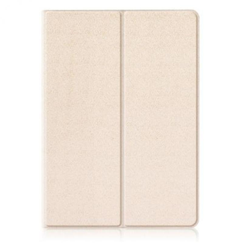 Leather style smart case goud iPad 2017 (9.7")