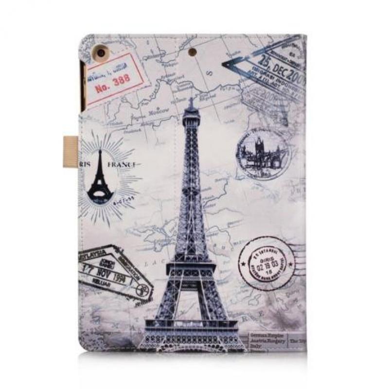 Stand flip Eiffeltoren hoes iPad 9.7 (2017/2018) / Air / Air