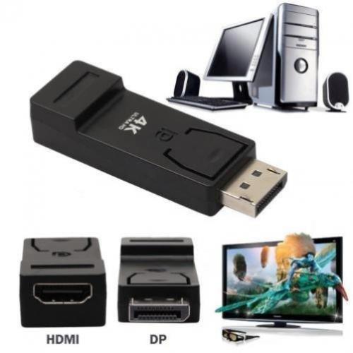 Displayport Male v 1.2 naar HDMI Female Adapter 4K Ultra HD