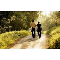 wandelmaatje / wandelvriend(in) / wandelgezelschap