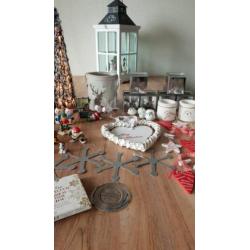 Kerst slinger waxine licht sneeuwpop hart muizen kerstboom