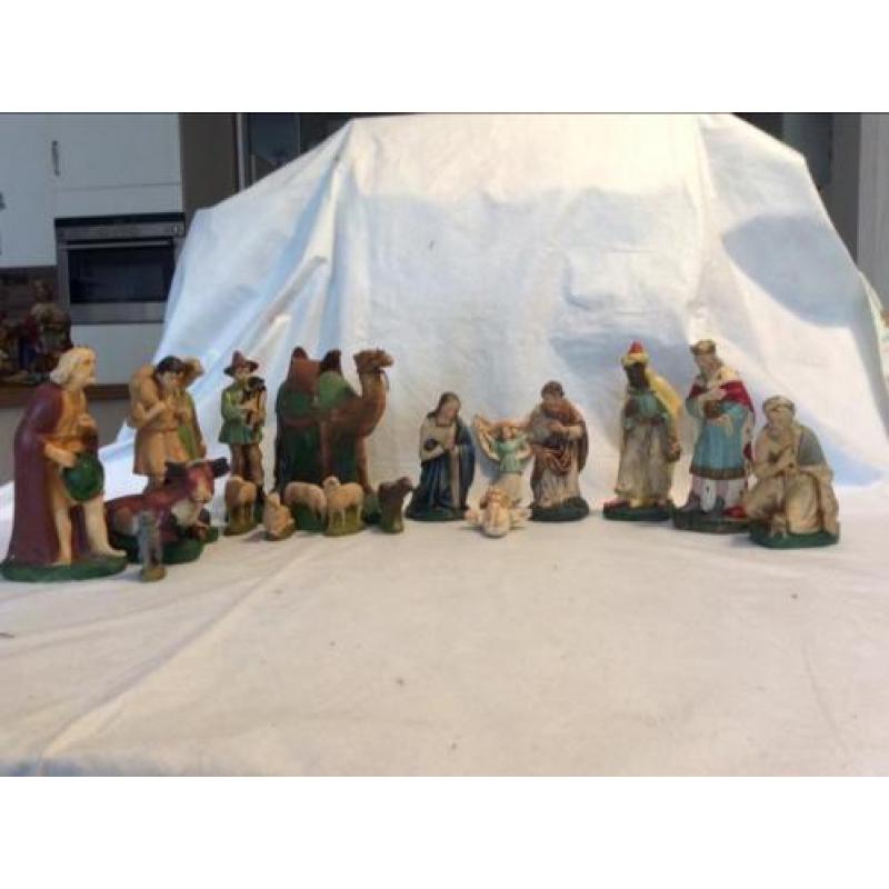 Oude kerstbeelden