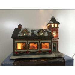 Kersthuis dickensville school kerstdorp kerst