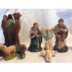Oude kerstbeelden