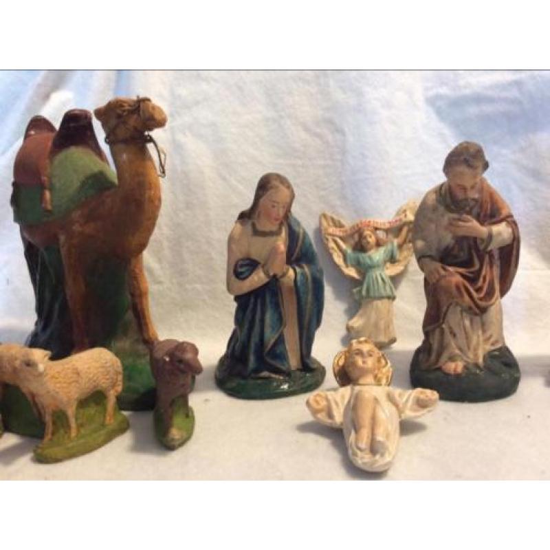 Oude kerstbeelden