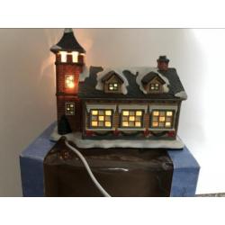 Kersthuis dickensville school kerstdorp kerst