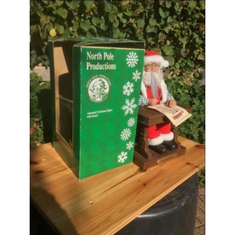 Kerstman bewegend north pole production