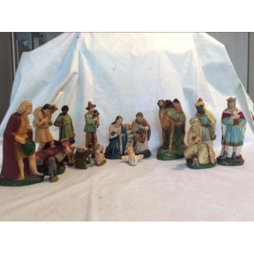 Oude kerstbeelden