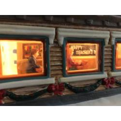 Kersthuis dickensville school kerstdorp kerst