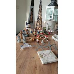 Kerst slinger waxine licht sneeuwpop hart muizen kerstboom