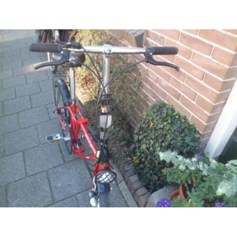 VOUWFIETS Union Multi Vouw 20 inch rood in zeer goede staat!