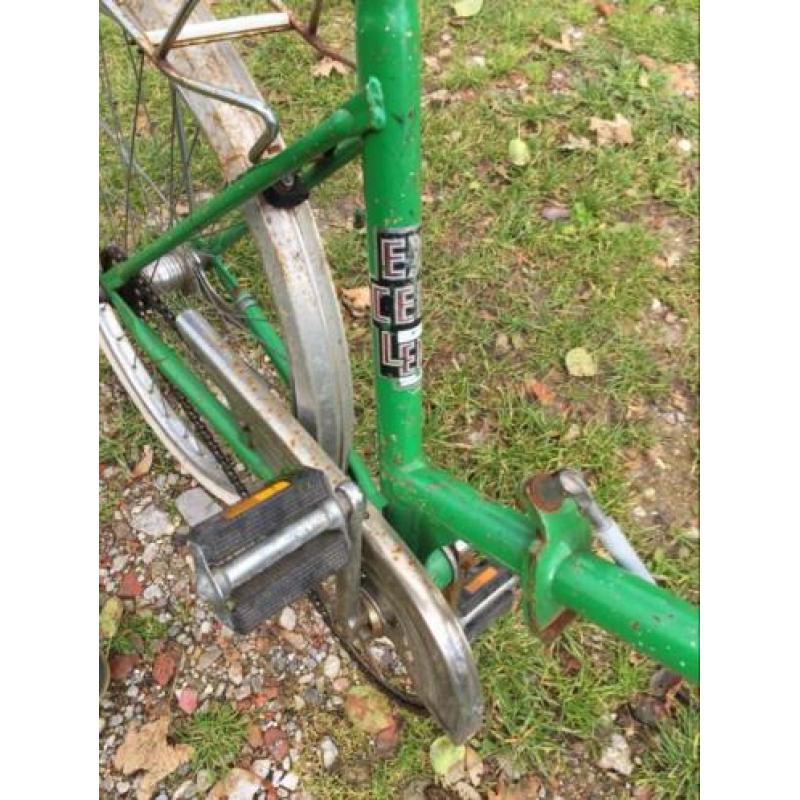 Groene vouwfiets