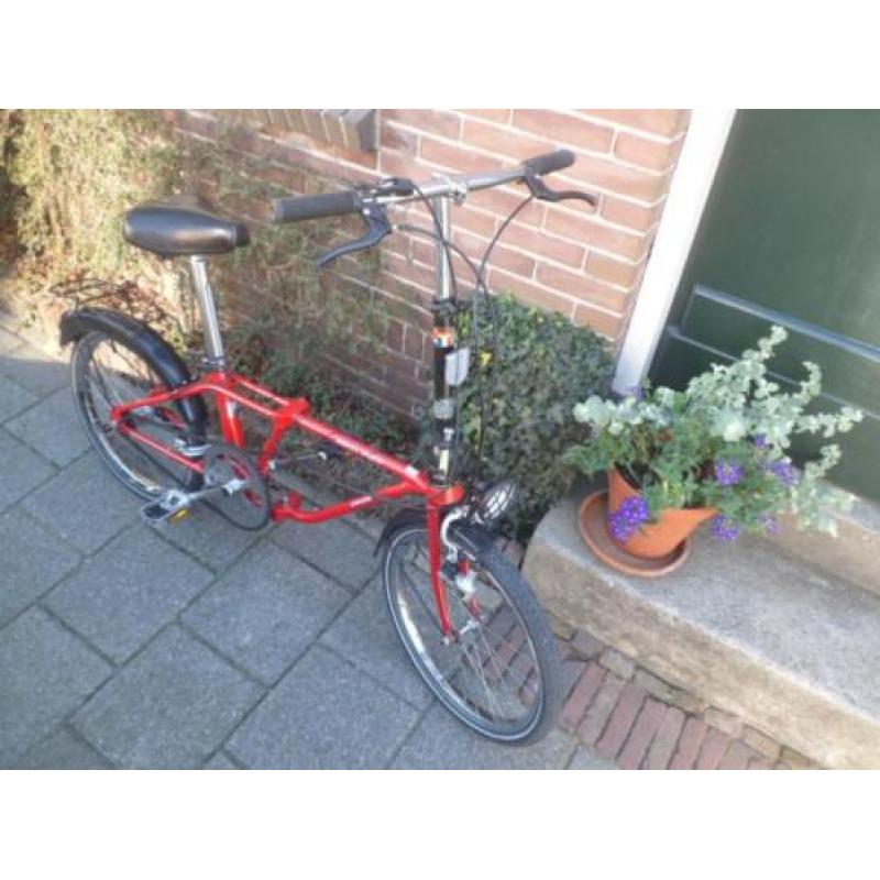 VOUWFIETS Union Multi Vouw 20 inch rood in zeer goede staat!