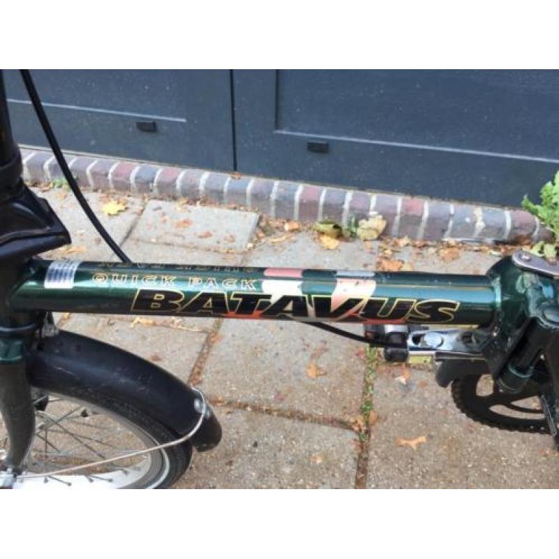 Vouwfiets Batavus Quick Pack met 3 versnellingen en draagtas