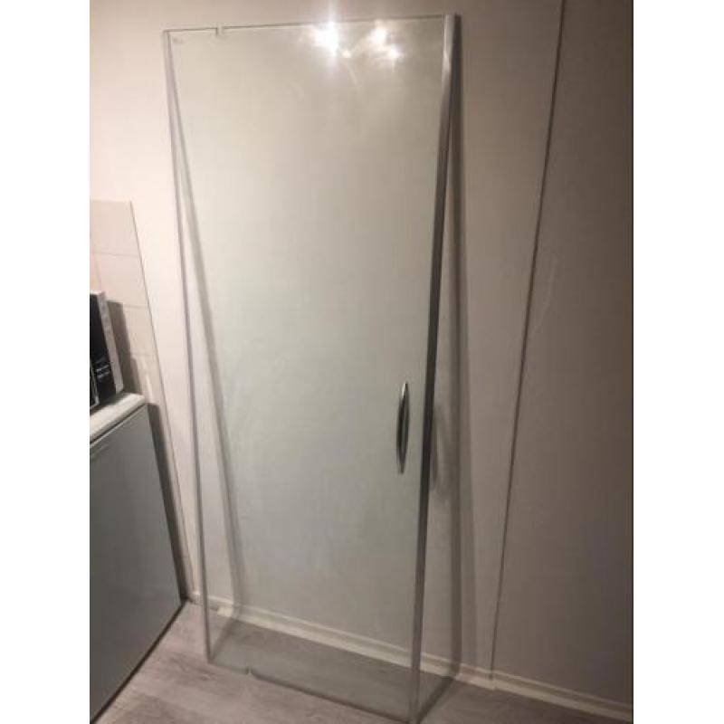 Douche deur met wand