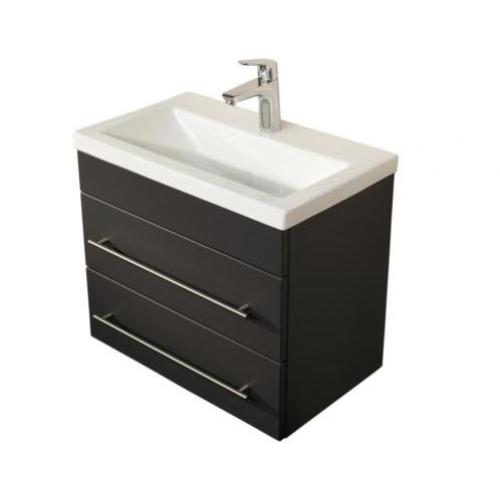 Badmeubel Badkamermeubel Reno 60 cm Antraciet ondiep model