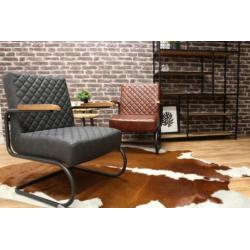 179,95 GRATIS LEVERING! Vintage industriële fauteuil