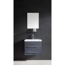 Badmeubel Badkamermeubel Reno 60 cm Antraciet ondiep model
