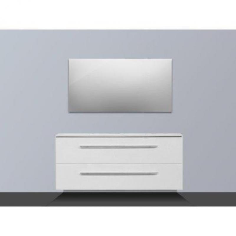 Saniclass Exclusive line Kera 120 badmeubel Wit 2 lades