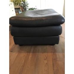 Natuzzi, antraciet, poef/hocker