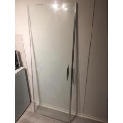 Douche deur met wand