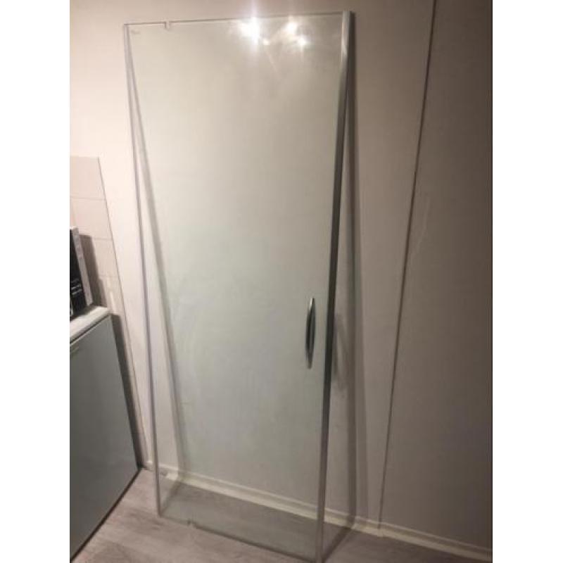 Douche deur met wand