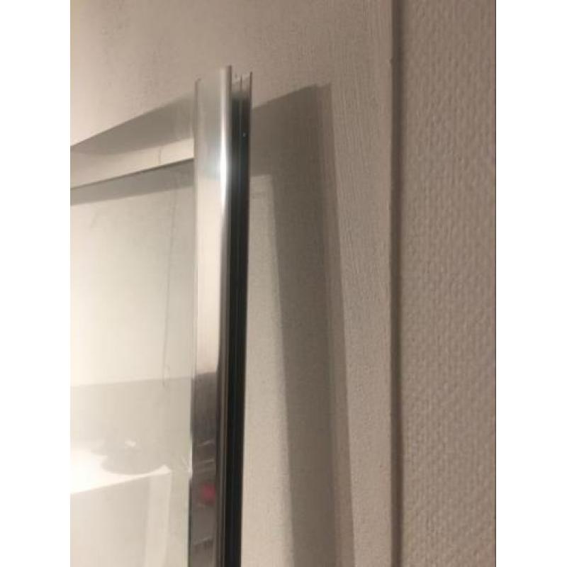Douche deur met wand