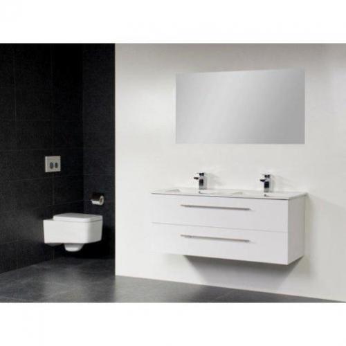 Saniclass Exclusive line Kera 120 badmeubel Wit 2 lades
